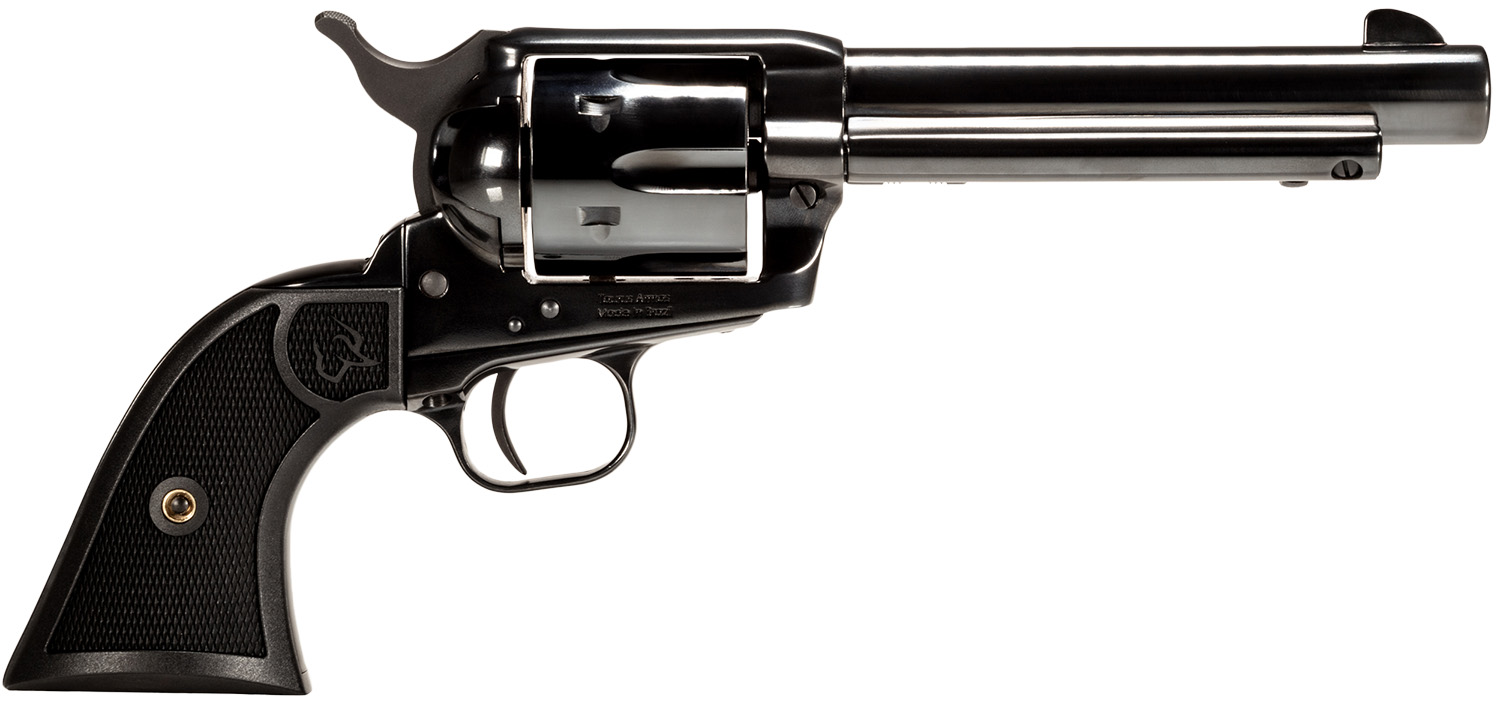 Taurus 2-D4541 Deputy Small Frame 45 Colt (LC) 6-Round 4.75" Polished Black Steel Barrel, Cylinder & Steel Frame, Black Polymer Grip, Transfer Bar Safety