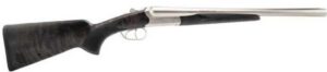 Heritage Mfg BL41018NI Badlander 410 Bore Break Open 2-Round 18.50" Nickel Side By Side Barrel & Receiver, Fixed Turkish Walnut Wood Stock