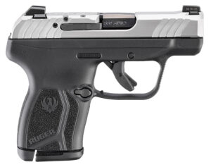 Ruger 13754 LCP Max *CA Complaint 380 ACP 10+1 2.80" Black Oxide Alloy Steel Barrel, Matte Stainless Steel Serrated Slide, Black Polymer Frame, Textured Grip