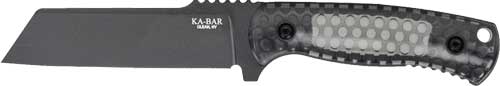 KA-BAR LES GEORGE COOL NAME - 4.62" SHEEPSFOOT & SHEATH