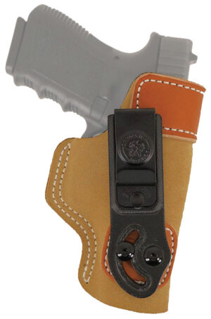 DeSantis Gunhide 106NAI4Z0 Sof-Tuck IWB Brown Suede Belt Clip Fits S&W M&P Shield 9/40 Right Hand