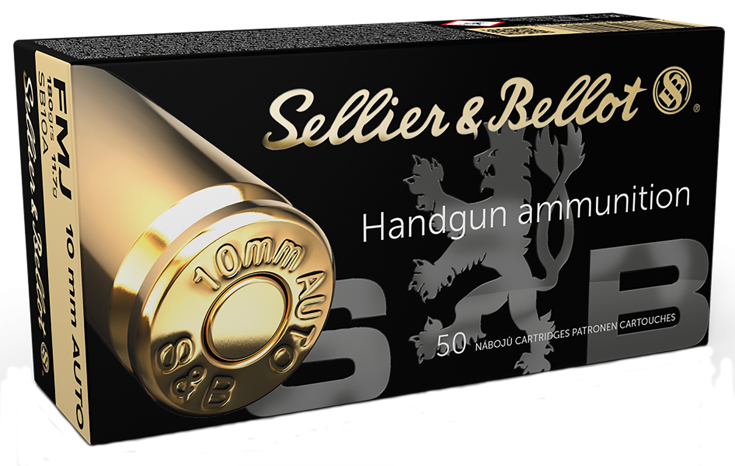 S&B 10MM 180GR FMJ 50RD - 20BX/CS