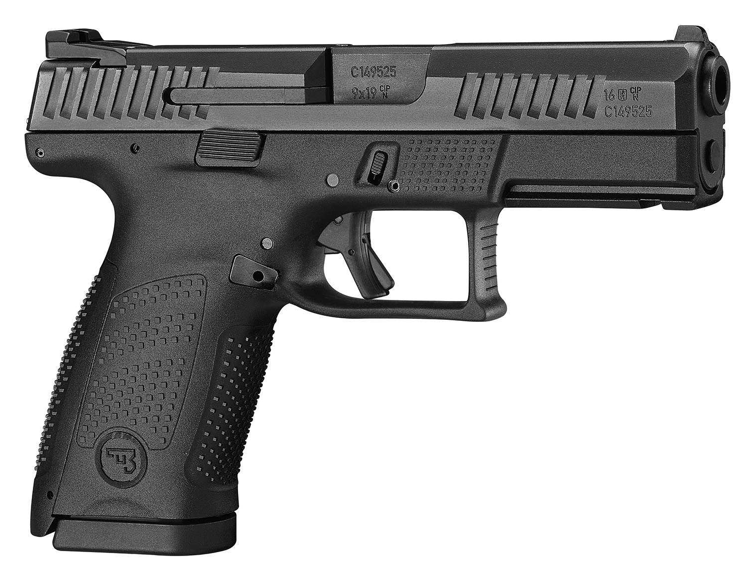 CZU P-10C 9mm PST 15-Round Black FS