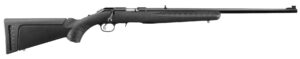 Ruger 8301 American Rimfire Full Size 22 LR 10+1 22" Satin Blued Steel Barrel & Alloy Steel Receiver w/Integral Scope Mount, Black Fixed Synthetic Stock, Right Hand