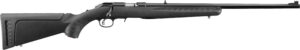 Ruger 8311 American Rimfire Full Size 17 HMR 9+1 22" Satin Blued Steel Barrel & Alloy Steel Receiver w/Integral Scope Mount, Black Fixed Synthetic Stock, Right Hand