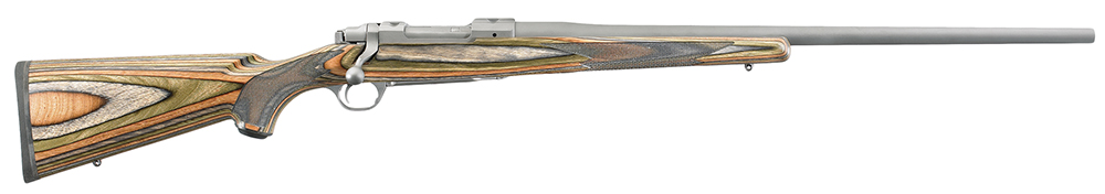 Ruger 47108 Hawkeye Predator Full Size 6.5 Creedmoor 4+1 24" Matte Stainless Steel Barrel, Receiver w/Integral Scope Mount, Green Mountain Fixed Laminate Stock, Right Hand