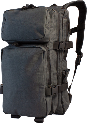 Red ROCK URBAN ASSAULT PACK - VENTILATED BACK CHARCOAL