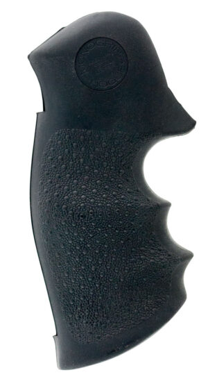 Hogue 10000 Monogrip Black Rubber with Finger Grooves for S&W K, L Frame with Square Butt