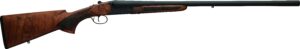 Charles Daly 930396 500 Coach 410 Bore Break Open 3" 2-Round 26" Black Side By Side Barrel, Steel Receiver, Fixed w/Pistol Grip Checkered Walnut Stock