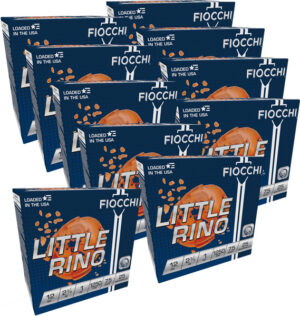 FIOCCHI LITTLE RINO 12 Gauge 2.75" - 1OZ #7.5 1250FPS 250-Round CASE