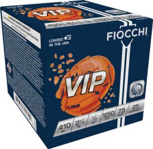 FIOCCHI VIP 410 2.5" 1/2OZ - #7.5 1250FPS 250-Round CASE LOT