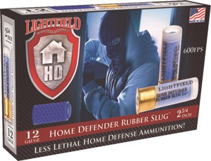 LIGHTFIELD 12 Gauge 2.75" RUBBER - SLUG 5-Round 10BX/CS