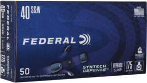 FED SYN DEF 40 S&W 175GR SJHP 50/500