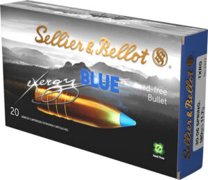 Sellier & Bellot SB3006XB eXergy 30 06Springfield 180gr TAC EX Blue 20 Per Box/12 Case
