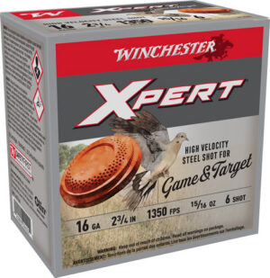 WINCHESTER XPERT Steel 16GA - 2.75" 15/16OZ #6 25-Round 10BX/CS