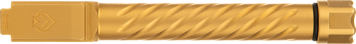 Ballistic Advantage BAPSG175T3G Premium Series 9mm Luger Fits Glock 17 Gen 5 Fluted Threaded Gold PVD Stainless Steel