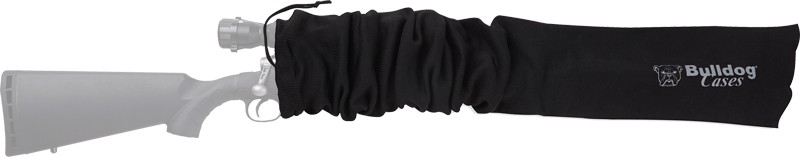 Bulldog BD152 Gun Sock 52" Oversized Scoped Rifle Moisture Resistant Black