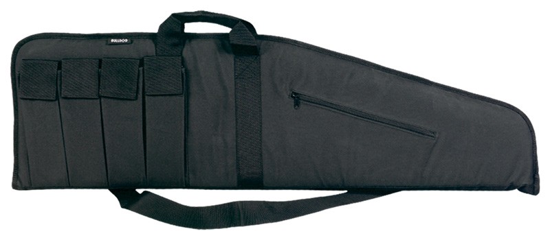 Bulldog BD422 Extreme Tactical 35" Black Water-Resistant Nylon, Tricot Lining, 4 External Velcro Magazine Pouches, Soft Padding