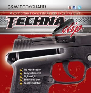 TECHNA CLIP S&W BODYGUARD RH Black