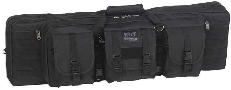 Bulldog BDT4037B BDT Tactical Single 37" Black Nylon, 3 Accessory Pockets, Deluxe Padded Backstraps, Lockable Zippers, Padded Internal Divider