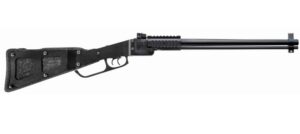 Chiappa Firearms 500188 M6 22 LR 12 Gauge 1+1 18.50" Blued Break Open Barrel, Blued Picatinny Rail Receiver, Fixed w/Storage Black Metal Stock, Right Hand