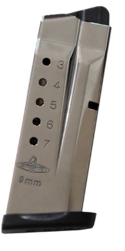 Check-Mate S&W SHIELD Compatible Handgun Magazine Stainless Steel 9mm Luger 7/rd