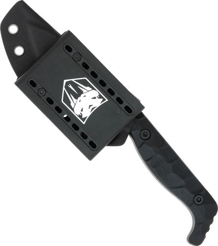 COBRATEC KINGPIN 4" FIXED BLD - Black D2 Steel W/KYDEX SHEATH - Image 2
