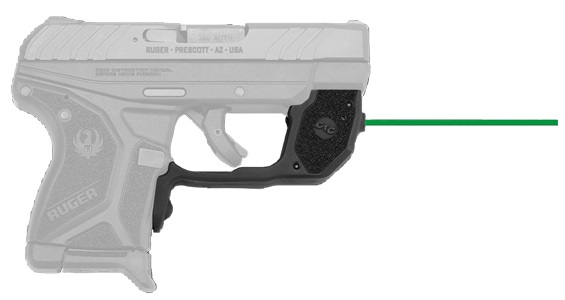 Crimson Trace 0173001 Laserguard Ruger LCP II, Green Laser Black Polymer