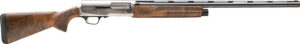 Browning 0118203004 A5 Ultimate 12 Gauge 28" Barrel 3" 4+1, Blued Barrel, Engraved Satin Nickel Finished Receiver, Gloss Oil Grade III Turkish Walnut Stock With Close Radius Pistol Grip