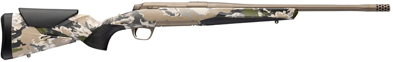 Browning 036124218 X-Bolt 2 Speed SPR Full Size 308 Win 4+1 18" Smoked Bronze Cerakote Fluted Threaded Barrel, Steel Drilled & Tapped Receiver, Ovix Camo w/Black Overmold Adj Comb & LOP Synthetic Sto - Image 2