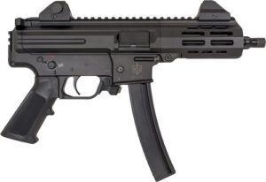 MAC 12755001 IX 9mm Luger 30+1 6.50" Threaded Barrel, Picatinny Rail Receiver & Rear, Black Polymer Grip