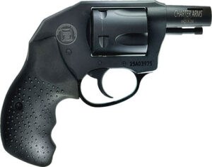 CHARTER ARMS BOOMER 2" 357 MAG - 5-SHOT RUBBER GRIPS Black