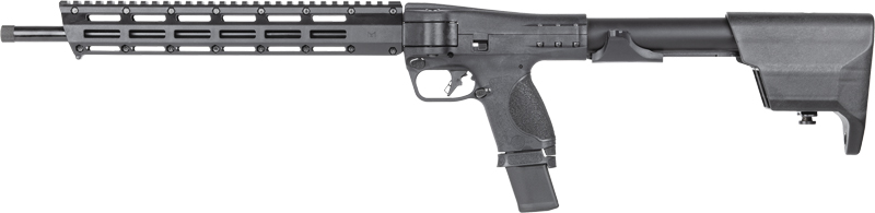 Smith & Wesson 13782 M&P FPC 40 S&W 20+1 16.25" Black Armornite Threaded Barrel, Black Anodized Picatinny Rail Aluminum Receiver, Folding Black Synthetic Stock, Black Grip, Includes 3 Mags & Carry Bag - Image 2