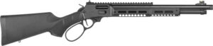 Smith & Wesson 14195 1854 Stealth Hunter 45 Long Colt 8+1 16.30" Black Armornite Threaded Barrel, Black Anodized Aluminum Receiver w/Picatinny Rail, Fixed w/Textured Grip Panels Black Synthetic Stock