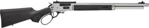 Smith & Wesson 14204 1854 45-70 Gov 6+1 20" Stainless Threaded Barrel, Stainless Steel Receiver w/Picatinny Rail, Fixed Black Synthetic Stock, Thread Protector