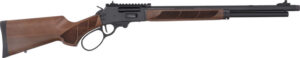 Smith & Wesson 14384 1854 45-70 Gov 6+1 20" Black Armornite Threaded Barrel, Black Armornite Picatinny Rail Receiver w/Picatinny Rail, Fixed Walnut w/Textured Grip Panels Stock, Thread Protector