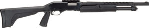 Stevens 19496 320 Security 12 Gauge 3" 5+1 18.50" Matte Black Carbon Steel Barrel, Matte Black Fixed Pistol Grip Stock, Ambidextrous 1-Piece Rail Includes Fixed Cylinder Bore Choke
