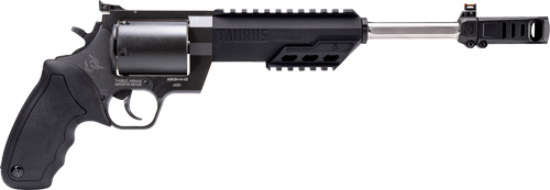 Taurus 2460101RH Raging Hunter 460 S&W Mag 5-Round 10.50" Matte Black Barrel Matte Black Oxide Steel Cylinder & Frame Black Rubber with Integrated Cushion Insert Grip