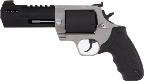 Taurus 2500055RH Raging Hunter Large Frame 500 S&W Mag 5-Round 5.12" Matte Black Ported/Target Crown Barrel, Matte Black Oxide Cylinder, Matte Stainless Stainless Steel Frame, Black Rubber Grip - Image 2