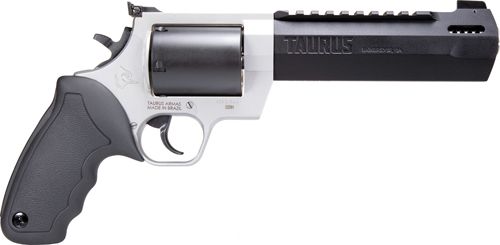 Taurus 2500065RH Raging Hunter Large Frame 500 S&W Mag 5-Round 6.75" Matte Black Ported/Target Crown Barrel, Matte Black Oxide Cylinder, Matte Stainless Stainless Steel Frame, Black Rubber Grip - Image 3