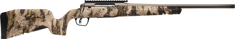 Savage Arms 32323 Axis 2 Pro 25-06 Rem 4+1 20" Gun Metal Bronze Cerakote Heavy Sporter Threaded Barrel & Picatinny Rail Carbon Steel Receiver, Fixed Western Camo Synthetic Stock, Right Hand