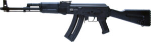 Mauser Rimfire 4070024 AK-47 22 LR 24+1 16.50" Barrel, Steel Receiver, Black Metal Finish, Adjustable Rear Sight, Black Wood Furniture