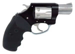 Charter Arms 52370 Pathfinder Lite Small 22 WMR, 8 Shot 2" Matte Stainless Steel Barrel & Cylinder, Aircraft Aluminum Frame w/Black Finger Grooved Rubber Grip, Exposed Hammer