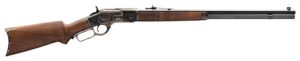 Winchester Guns 534228137 Model 1873 Sporter 38 Special, 357 Mag 13+1 Cap 24" Octagon Barrel Color Case Hardened Rec Satin Oiled Walnut Fixed Pistol Grip Stock Right Hand (Full Size)
