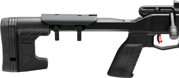 Savage Arms 70856 B17 Precision Lite Bolt 17 HMR 18" Carbon Fiber Wrapped Barrel 10+1 Black Rec Black Adjustable MDT Aluminum Chassis Stock Black Polymer Grip Right Hand