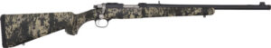 Ruger 7421 77/357 357 Mag 5+1 18.50" Blued Threaded Barrel, Blued Integral Scope Mount Steel Receiver, Fixed Kryptek Obskura Nox Camo Synthetic Stock, Thread Protector