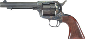 Cimarron AR401 Arizona Ranger 357 Mag 6 5.50" Blue w/Engraved "Arizona Ranger" Steel Barrel, Blued Cylinder Color Case Hardened Steel Frame, Checkered Walnut Grip, Exposed Hammer