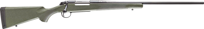 Bergara Rifles B14LM102C B-14 Hunter 7mm Rem Mag 3+1 24", Graphite Black Cerakote Barrel, SoftTouch Speckled Green Stock