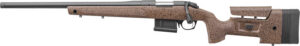 Bergara Rifles B14S351LC B-14 HMR 308 Win 5+1 20" Graphite Black Cerakote Barrel, Black Speckled Brown Molded w/Mini-Chassis, Adjustable LOP & Cheek Piece Stock, Left Hand