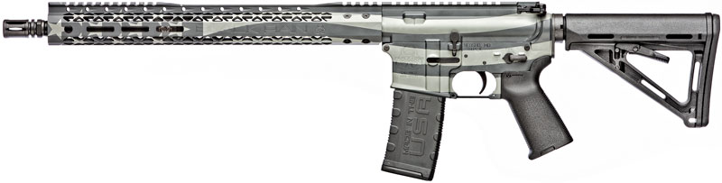 Black RAIN SPEC+ PATRIOT Rifle - 300BLK 16" OBSIDIAN FLAG 30-Round - Image 2